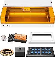 Gesponserte Anzeige – xTool S1 Laser Graviermaschine Deluxe Kit weiß, 40W Laser Cutter, Pin Punkt Positionierung, Autofoku...
