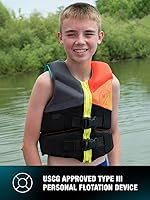 Vista 4 de HyperLite Elite - Chaleco salvavidas para niños, aprobado por la Guardia Costera de Estados Unidos, ideal para cualquier actividad deportiva