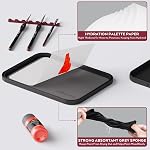 Nicpro Professional Miniature Painting Acrylic Kit, Stay Wet Palette & 16PCS Detail Paint Brushes Drybrush with Nylon Bag, Pallet Paper, 4PCS Sponge, Mixing Paint Saver Palette for by Number Models