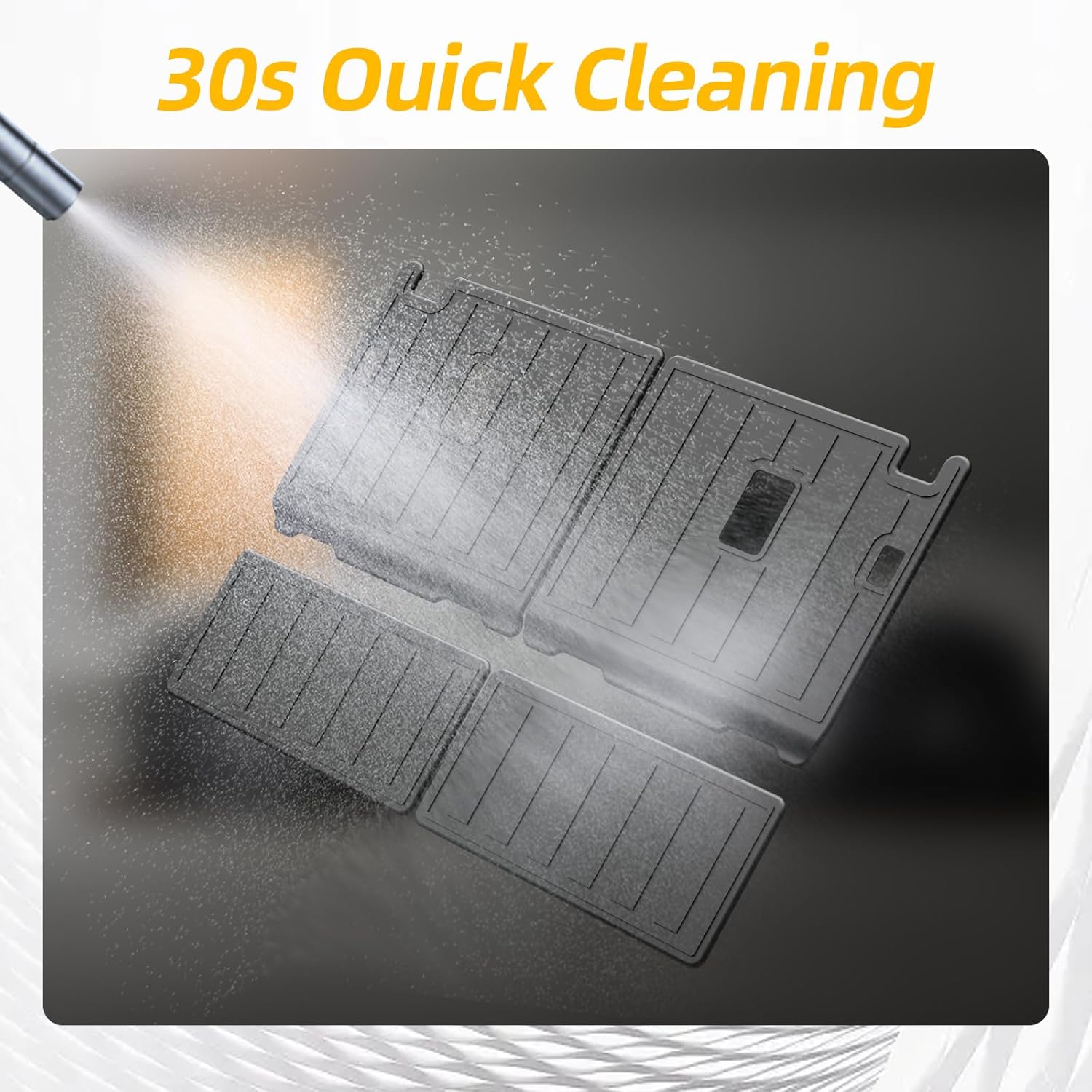 Car Floor Mats & Cargo Mats Replacement for Toyota 4Runner 5-Seats 2013-2025, TPE All Weather Floor Mats, Custom Fit Car Mats Full Sets, Front & 2nd Row & Cargo Liners with Rear Backrest Mat