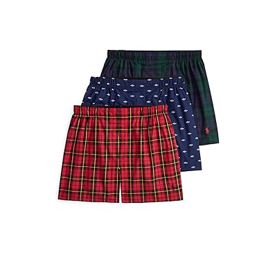 Polo Ralph Lauren 3 Pack Classic Fit Woven Boxers Men