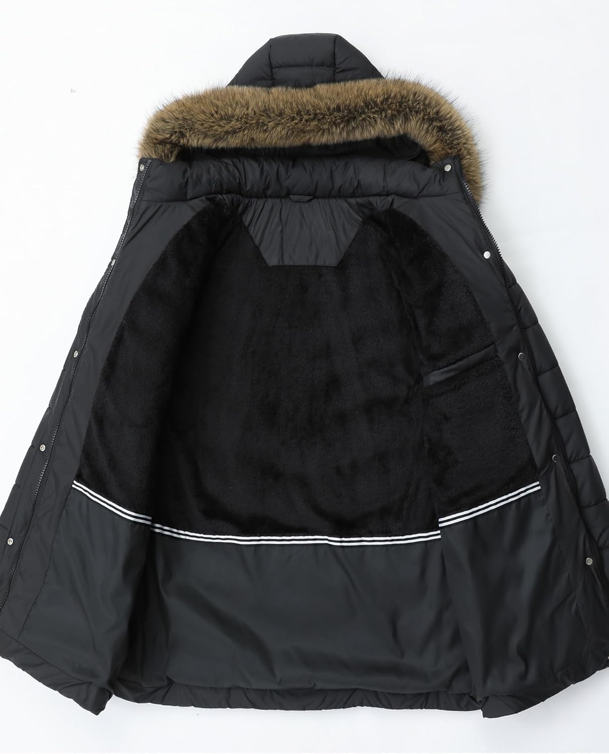 Women’s Plus Size Down Puffer Coat | Waterproof, Windproof, Detachable Hood, Insulated for Winter Travel - Image 3