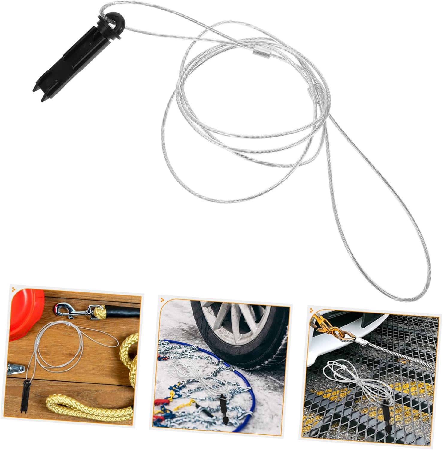 Gatuida 5pcs Rv Trailer Brake Controller Cable Breakaway Switch Cable for Electric Brakes Trailer Accessory