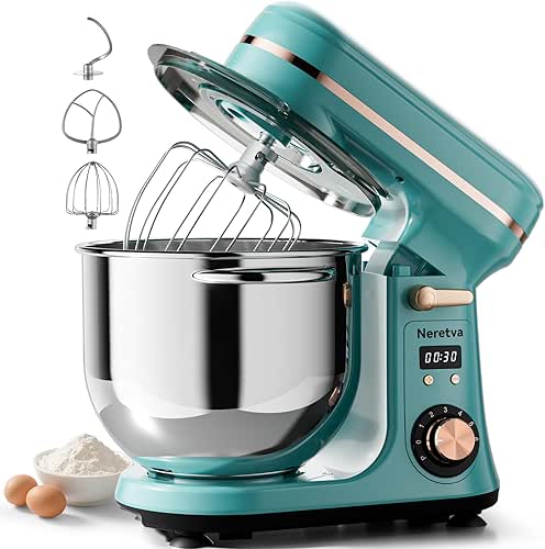 Neretva Stand Mixer, [6.34QT/ 6+P Speed/ 400W] Mixers Kitchen Electric