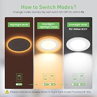 ALUSSO LED Süllyesztett Mennyezeti Lámpa 9W - Ultra Vékony Spotlámpa Szett, Meleg Fehér 3000K, IP44, Konyha és Fürdőszoba, 6 db 4