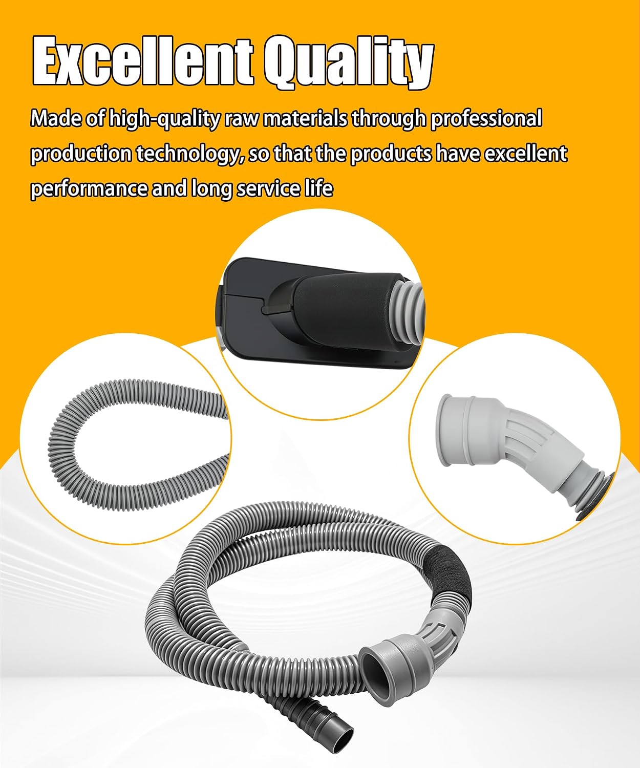 DC97-18682D DC97-18682B Washer Drain Hose Assembly Compatible With Samsung Washing Machine,Replace DC97-18682B DC97-18682C DC97-18682E DC97-18682A DC67-00808A 4962527 AP7018854 PS16556783 EAP16556783