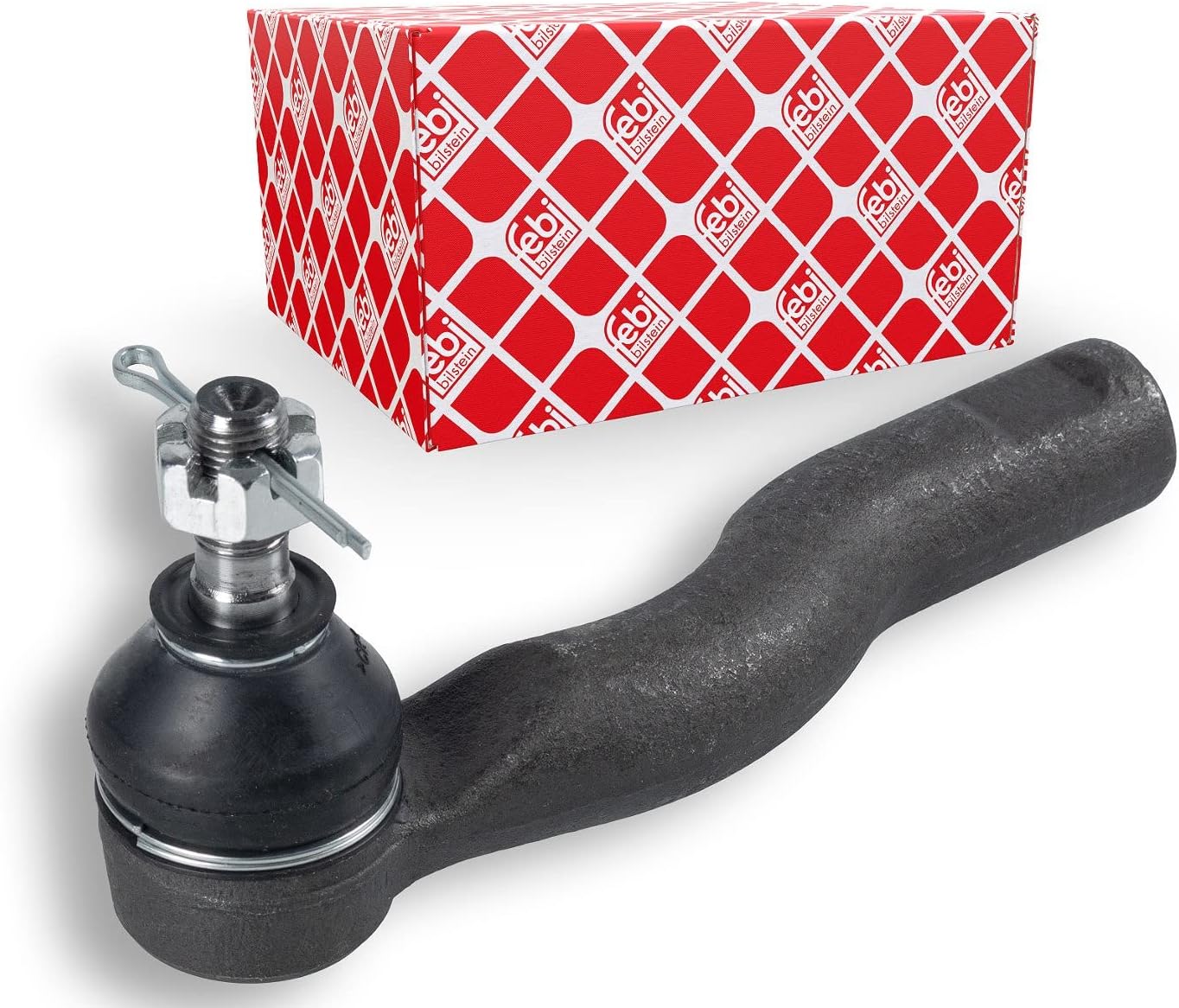 febi bilstein 43146 tie rod end with castle nut and split-pin (front axle right) - Pack of 1