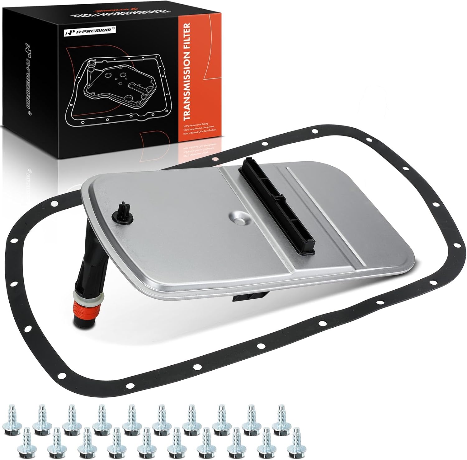 A-Premium Automatic Transmission Fluid Filter Compatible with BMW X5 2000-2006, X3 2004-2006, Z3 2001-2002 & Cadillac SRX 2004 2006-2007, XLR 2004-2006