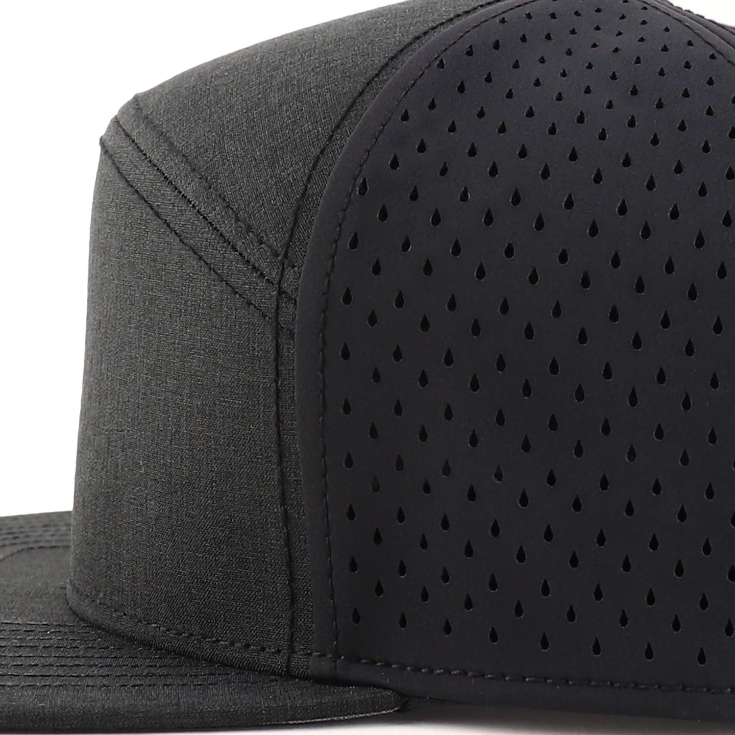 Trendy Apparel Shop Oversize XXL 6 Panel Camper Style Performance Snapback Cap - Image 6