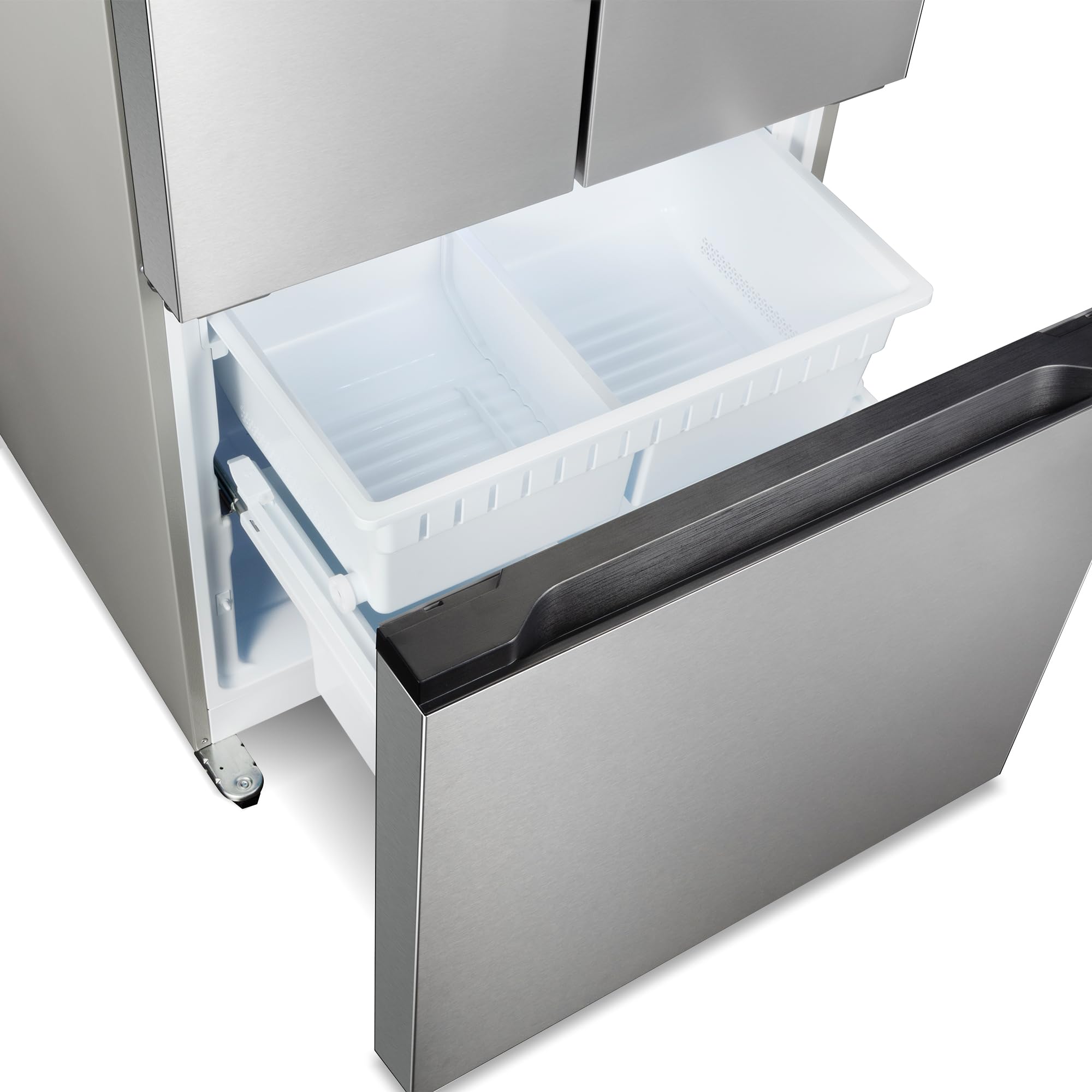 Cosmo Cos-Rffv183rs 30 In. Vista Collection 17.5 Cu. Ft. Counter Depth 3-Door French Door Refrigerator, Freezer Drawer, Stainless Steel on Fridge.com - View 3