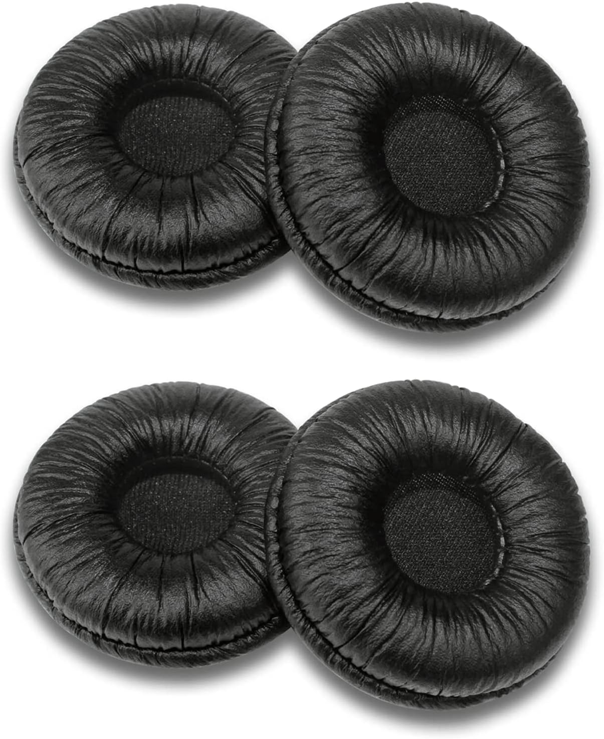 Replacement Ear Pads for Plantronics Headset, Jabra Replacement Pads Compatible with Biz 2400 PRO 920 930 Headphones, Plantronics HW251N HW291N HW520 Blackwire 3210 (4 Pack) (BEC-LTH4)