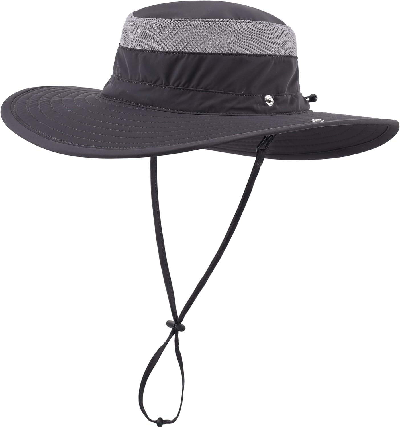 Connectyle Sun Hat for Men Women Breathable UPF 50+ Safari Hat for Fishing Hiking Gardening Adjustable Wide Brim Bucket Hats - Image 3