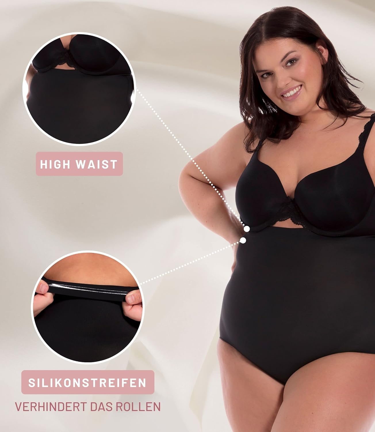 Magic BodyFashion High Waist Tummy Control Panties Maxi Sexy Luxury Shapewear Briefs (Sizes: S - 4XL) - Image 3