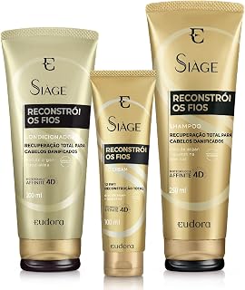 Eudora Kit Tratamento Capilar Siàge Reconstrói os Fios (3 itens)