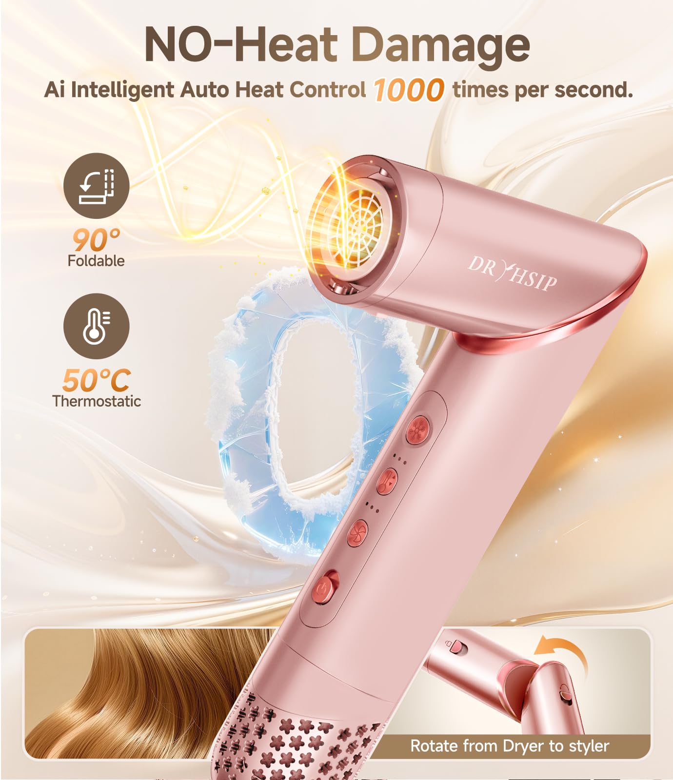 8-in-1 Hair Styler and Air Dryer Wrap Curler