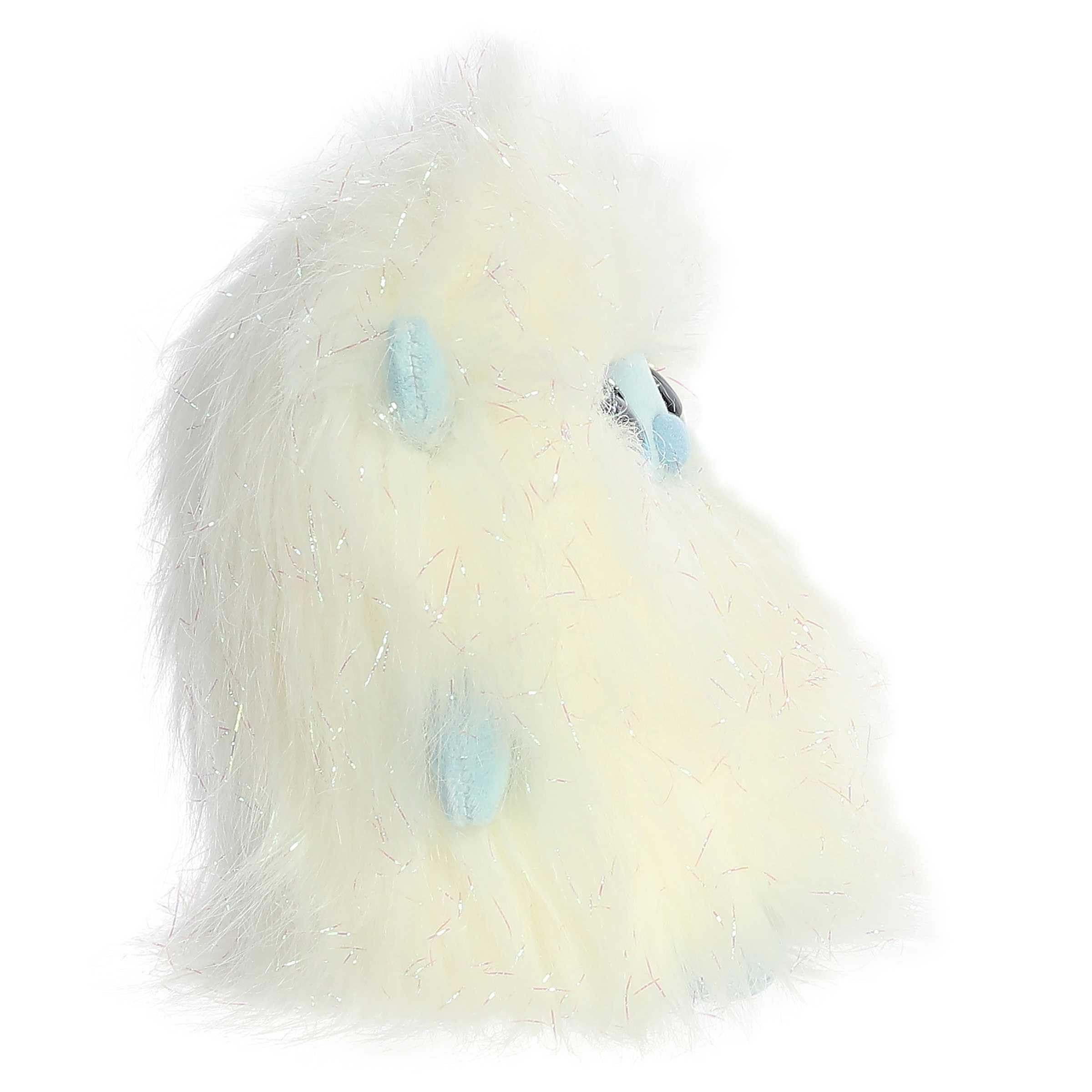 Aurora Festive Holiday Cuddles The Yeti - Peluche per feste stagionali, regalo commovente - Bianco 15,2 cm