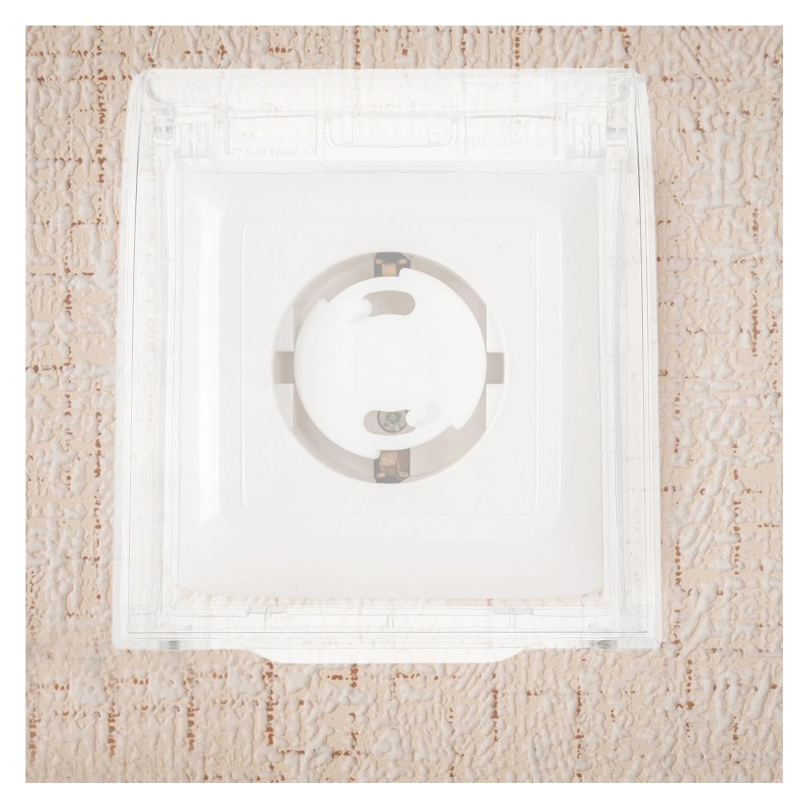4 Pezzi di Protezione Impermeabile for Prese di Corrente, Materiale di Protezione for Prese di Corrente, compatibilità Universale, Accessori elettrici per Cortile, ripostiglio(Black)
