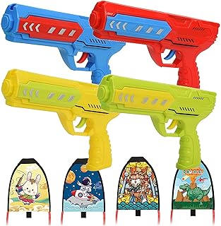 STENUA 2023 New Kite Launcher Toys, Kite Toy Set with Launcher Ejection Kite Beach Toys, Funny Outdoor Toys Gift for Kids