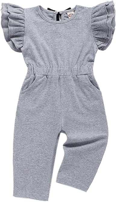 gray romper pants
