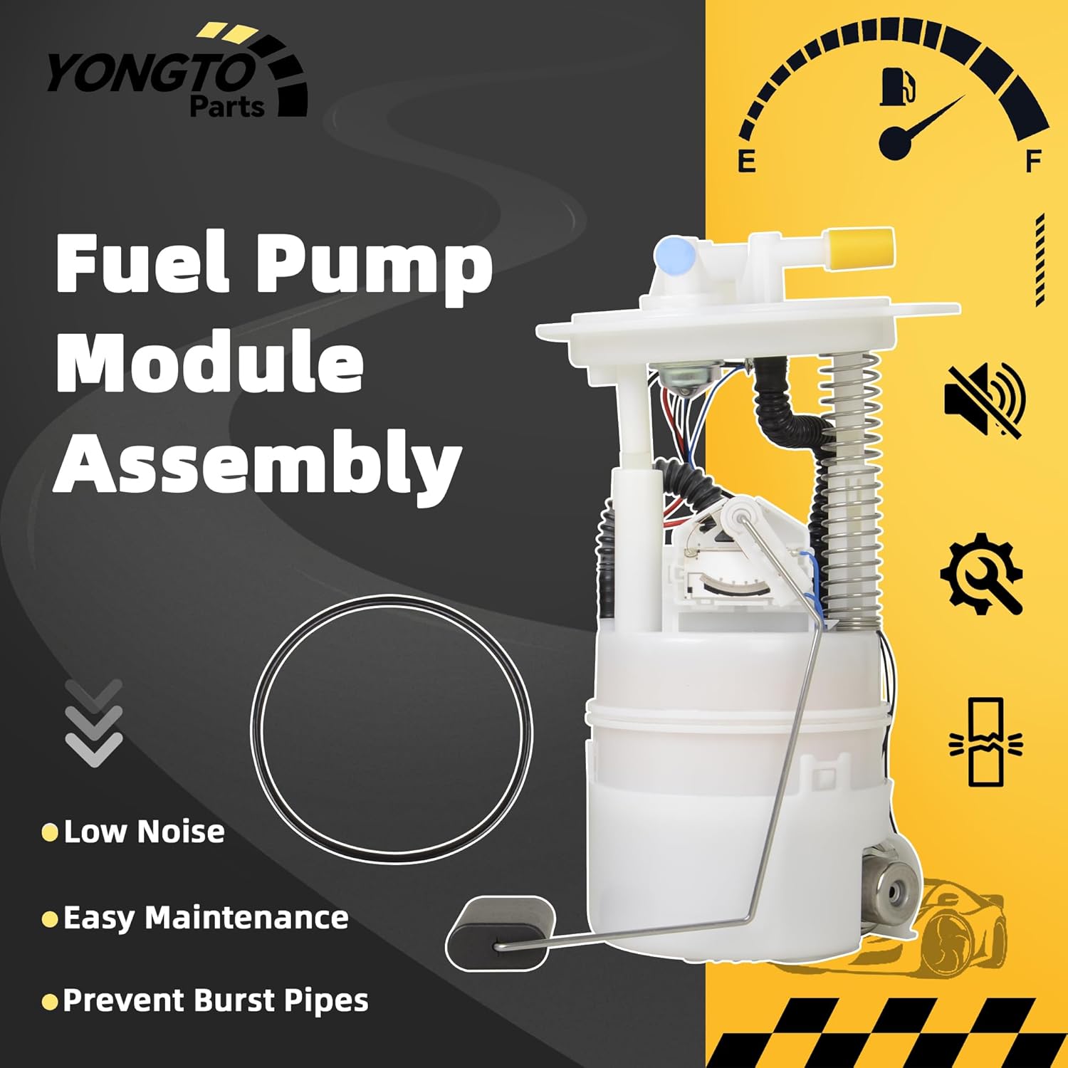 Fuel Pump Module Assembly E8545M Compatible with Nissan Altima 2004-2006, Maxima 2004-2008, Quest 2004-2009 2.5L L4 3.5L V6 Replace OE P76169M 170407Y000 170409J300 17040ZB00A FG0987