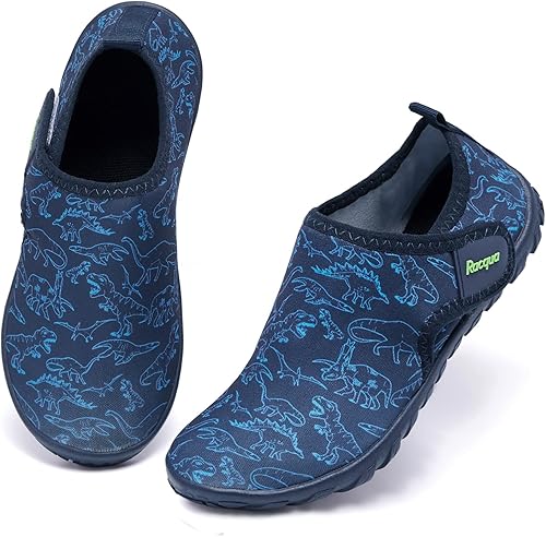 Miniatura 8 de Racqua Zapatos de agua para niños y niñas, para natación, playa, descalzos, de secado rápido, ligeros, deportivos acuáticos (niños pequeñosniños