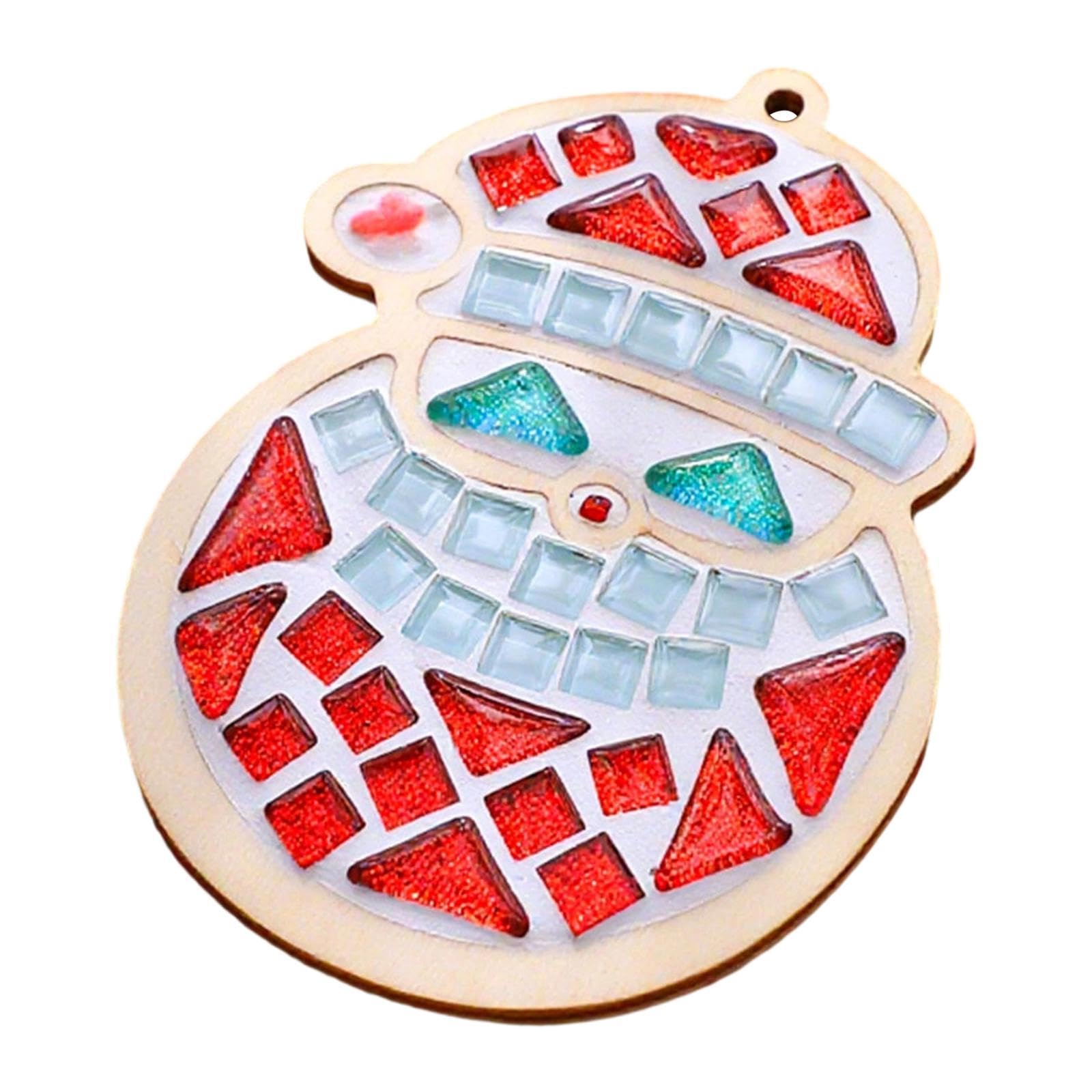 Bnf® Mosaic Coaster Craft Kit Holiday Gift Ornaments Handmade with Wooden Coaster Santa|Crafts|Glass & Mosaics|Glass & Mosaic Tiles-image-37