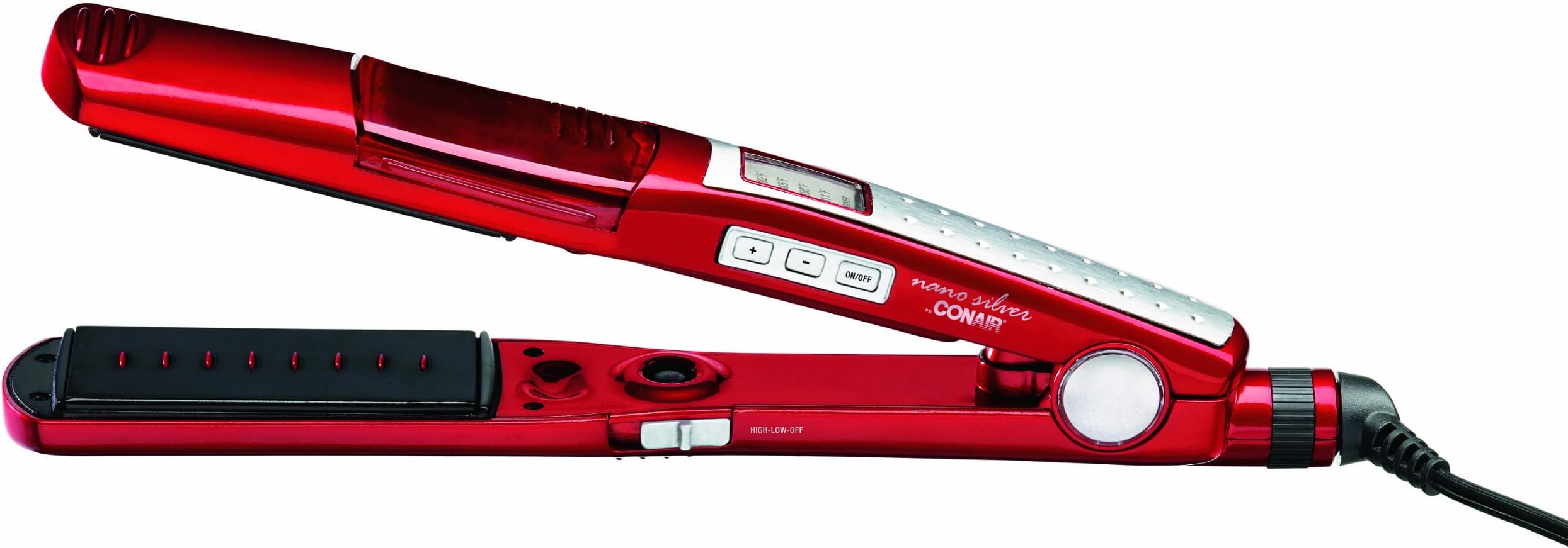 Infiniti Pro by Conair Ionic Steam Flat Iron; 1 1/2-inch; Red - Amazon Exclusive with Bonus Heat Instrument Case