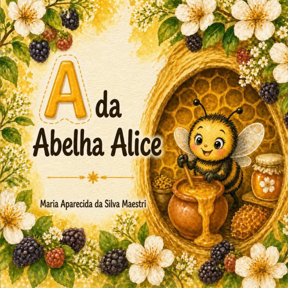 A da Abelha Alice (Brincando com as Vogais - literatura Infantil)