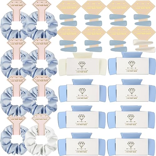 Miniatura 8 de Juego de 40 coleteros de satén para dama de honor, despedida de soltera, paquete de 8 unidades, para despedida de soltera, sin daños, ideas de