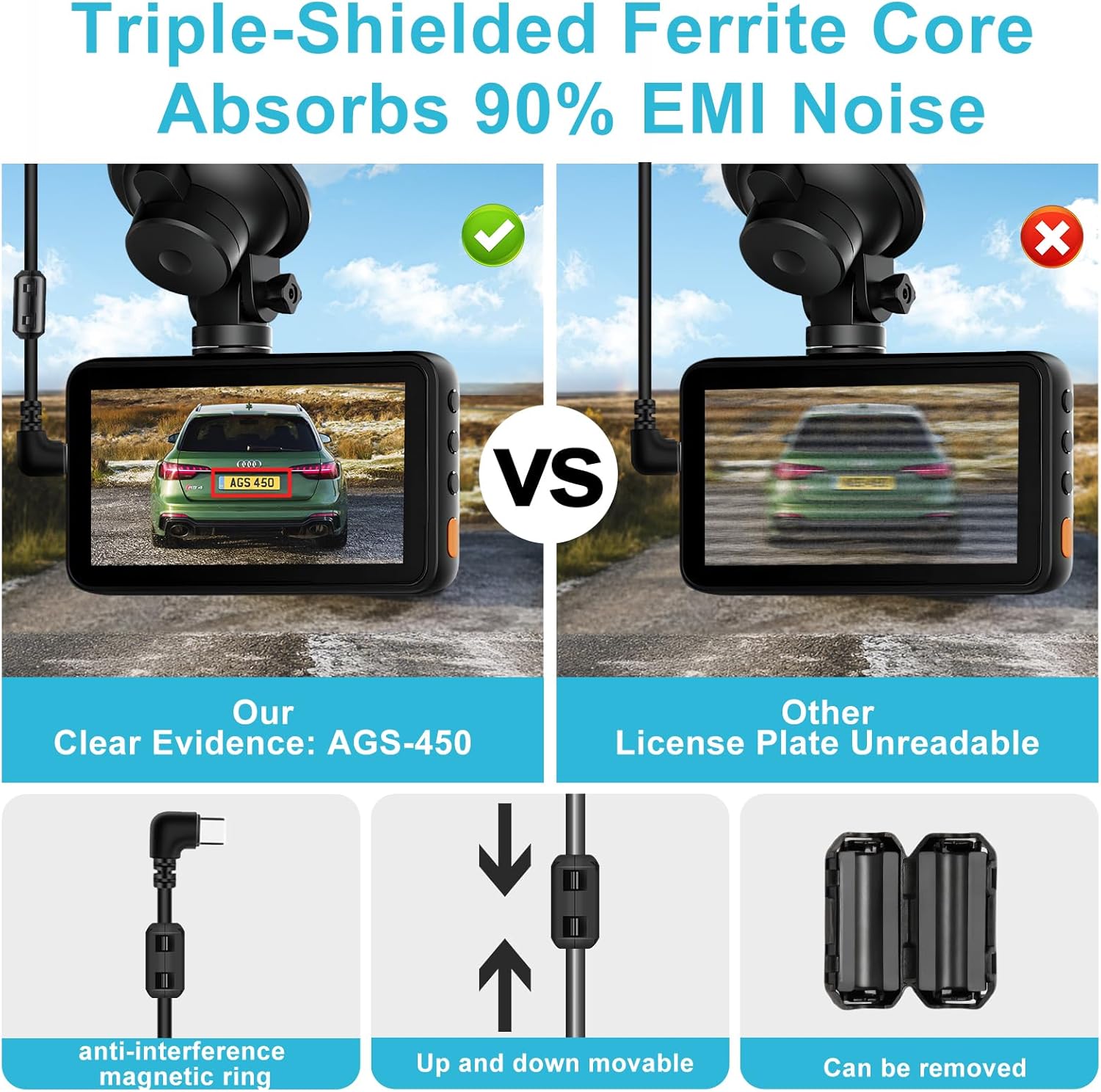 Dash Cam Hardwire Kit USB C, 12V-24V to 5V/3A Adapter Power Cable with Voltage Display, 24/7 Parking Mode, Acc Detection, 4-Level Low Voltage Protection (11.6V/11.9V/12.2V/12.5V) - Image 6