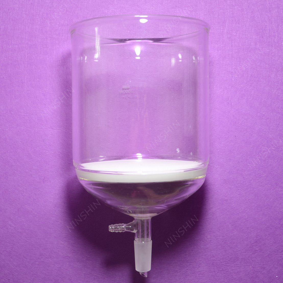 NANSHIN Glassware 5000ML,24/4?0,Buchner Funnel,Filter Funnels,10?MM Vacuum Hose Connection