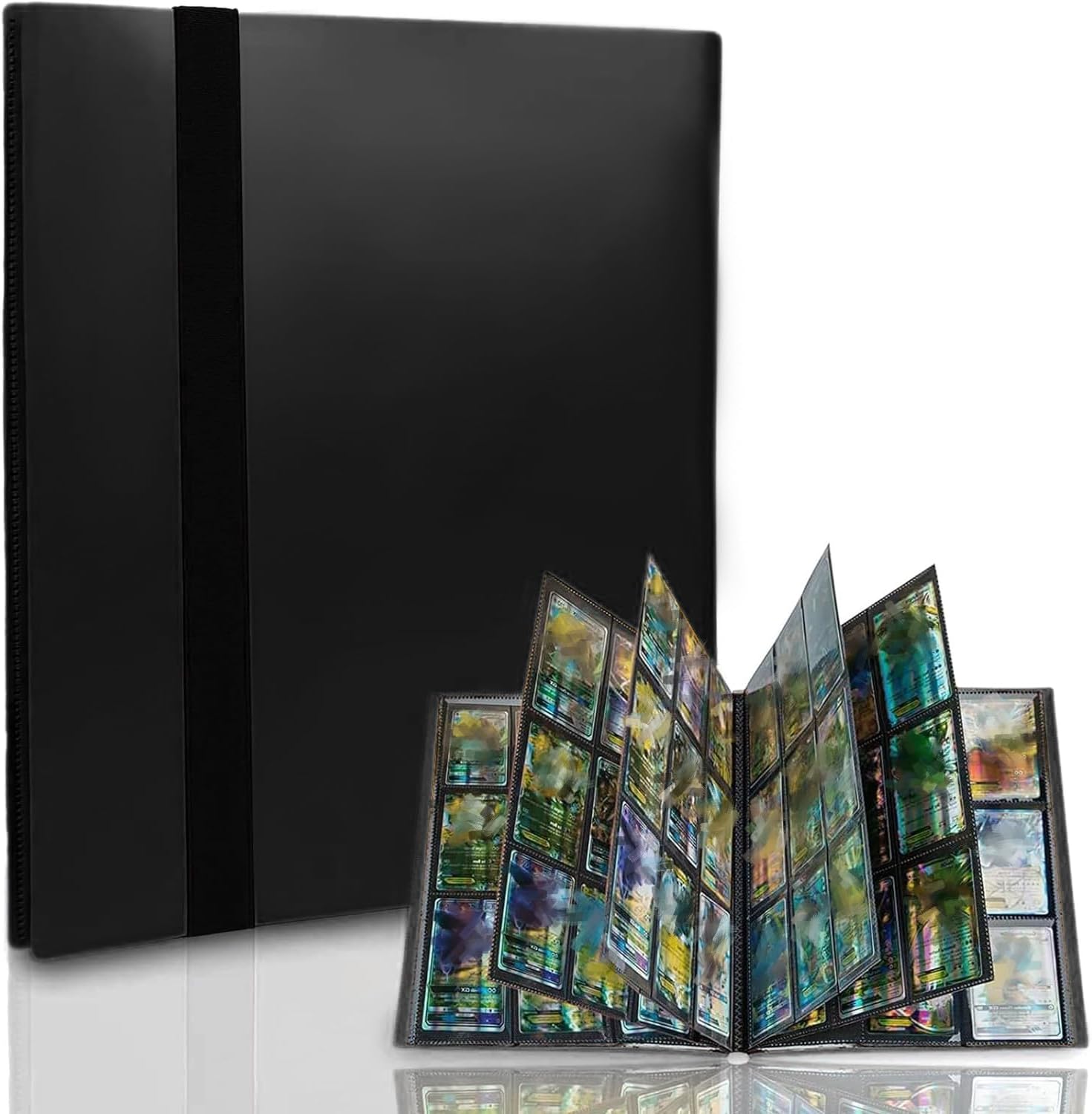 Álbum De Cartas Coleccionables Con 30 Páginas – Capacidad Para 240 Tarjetas (Doble Cara) – Fundas De Polipropileno Transparente Sin Ácido – Ideal Para Pokémon, MTG, Yugioh Y Deportivas