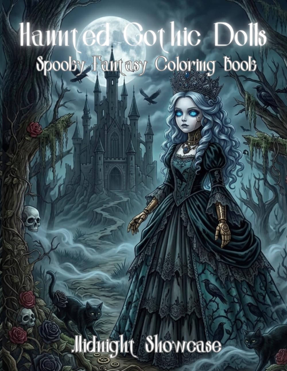 Haunted Gothic Dolls: Spooky Fantasy Coloring Book (Gothic Dolls Coloring Collection)