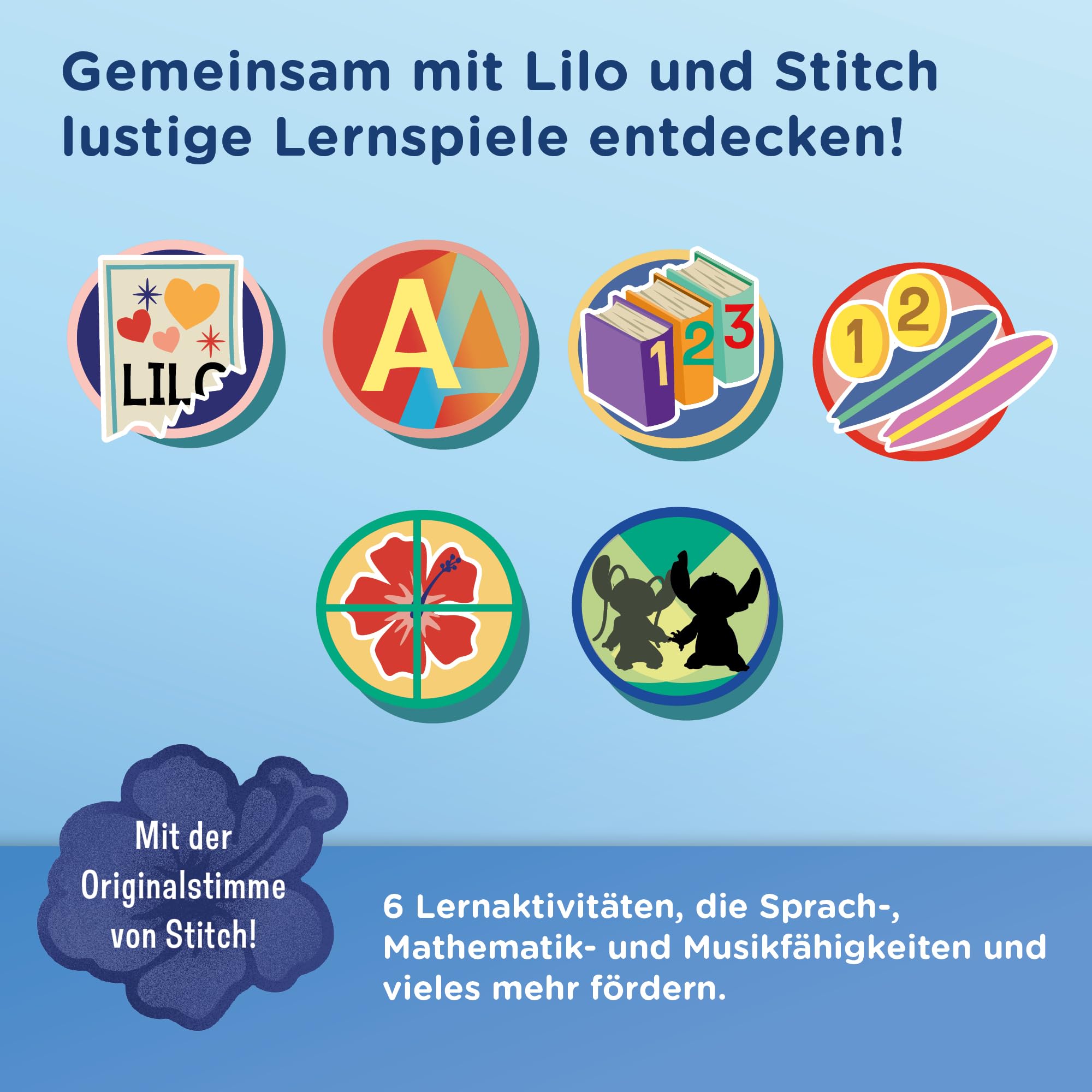 VTech Stitch Lerntablet – Interaktives Tablet mit Klaviertasten