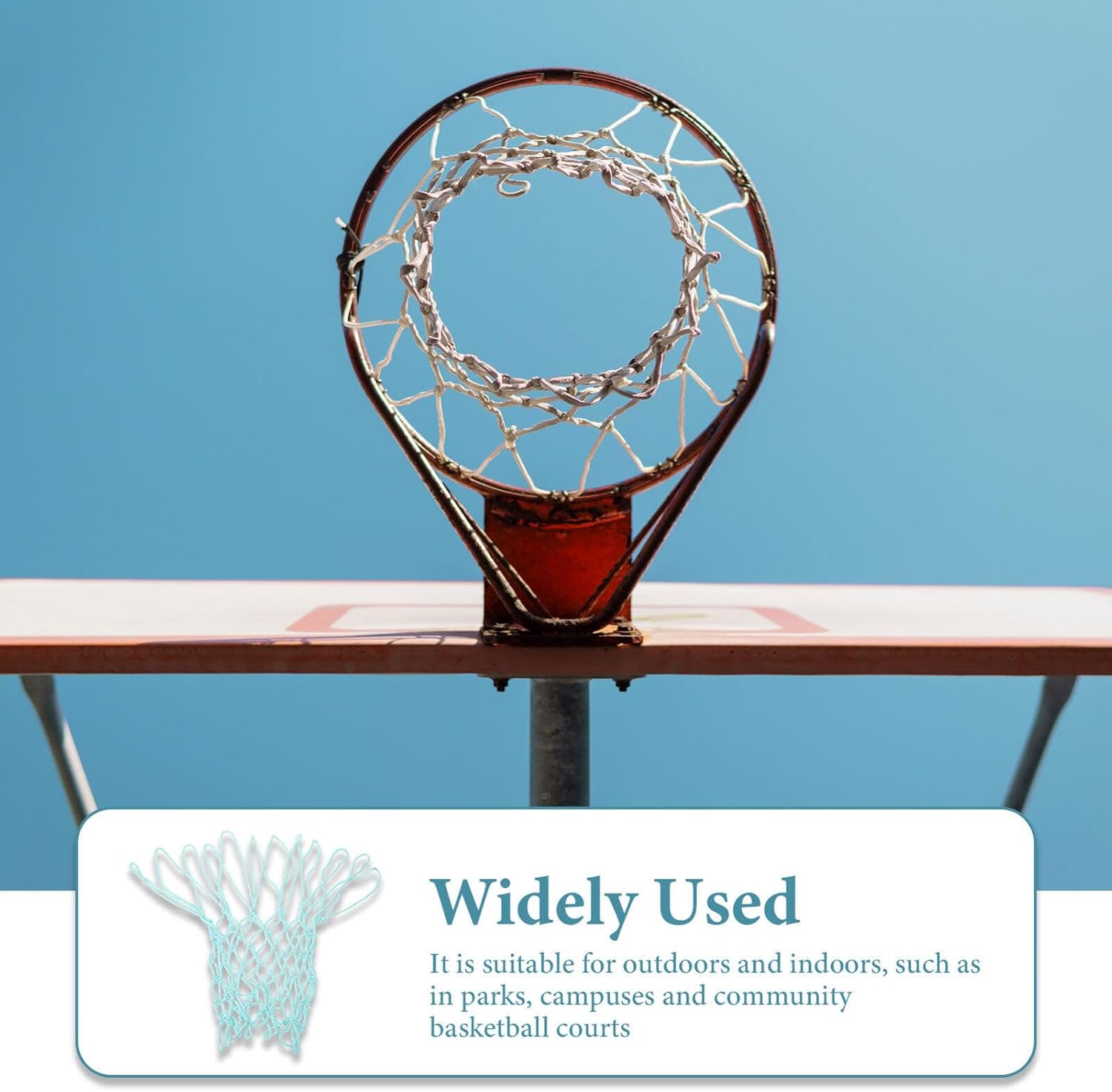SUPVOX Basketball Net Replacement for Standard Basketball Hoops for Indoor and