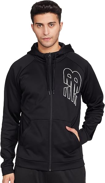 Sudaderas con y sin capucha | Sudadera con capucha NB Essentials Stacked  Logo Po White | New Balance Hombre ~ Facepets
