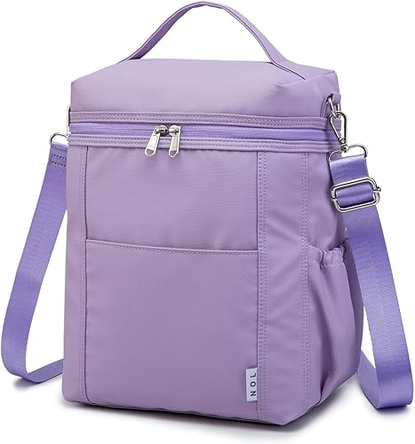 Miniatura 39 de NOL Natural Organic Lifestyle - Bolsas de almuerzo aisladas para mujer, bolsa tipo nevera ligera de nylon impermeable para el trabajo Verde(Amy