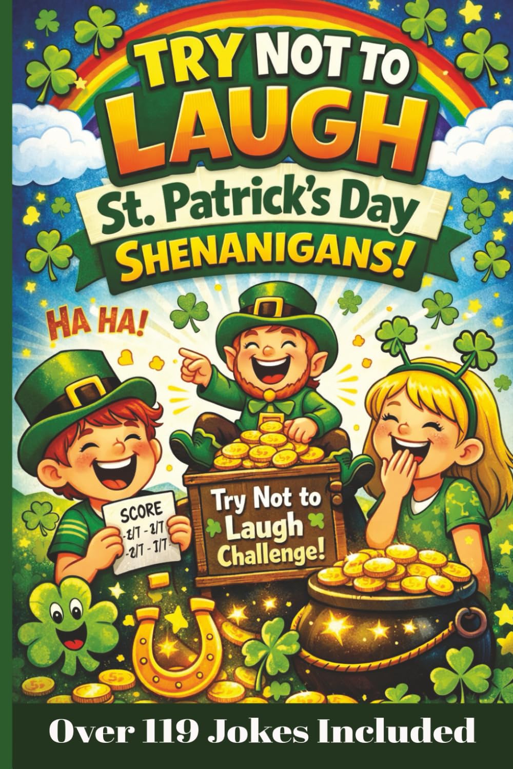 Try Not to Laugh St Patricks Day Shenanigans Joke Book: A Hilarious St. Patrick’s Day Joke Book for Kids 8–12 | Silly Irish Puns, Leprechaun Laughs & ... Perfect for Gift, Classroom, Leisure Time