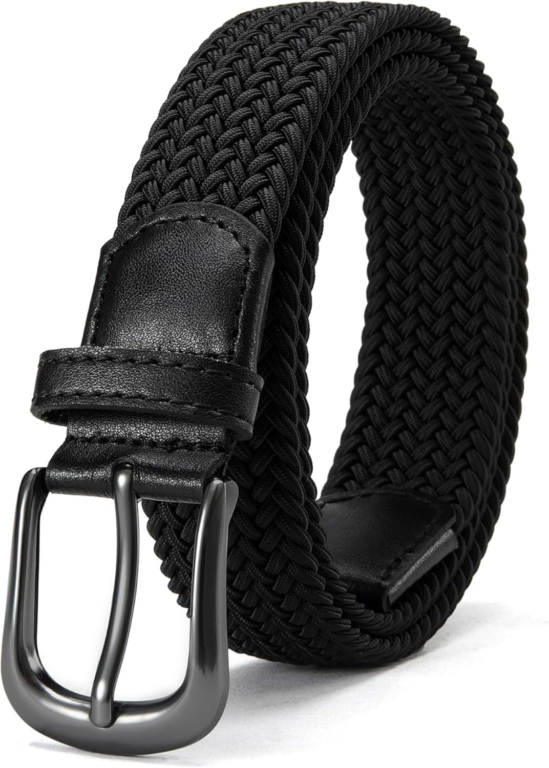 CHAOREN Woven Boys Belt, 1.25" Elastic Braided Kids Belt, Casual for Golf And Baseball