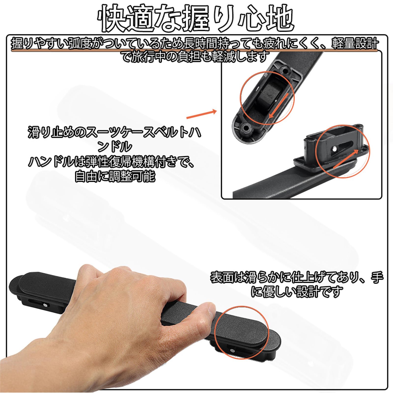 Amazon.co.jp: XHYUNHUI スーツケース ハンドル 交換 スーツケース