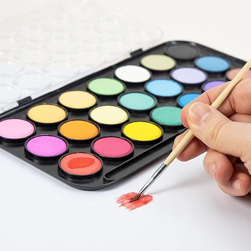 Miniatura 2 de Galt Juguetes, caja de pintura, 21 discos de pintura y cepillo, a partir de 6 años