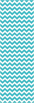 Appliance Art Deluxe School Locker Magnetic Wallpaper | Decorative | Magnetic Vinyl for Instant Update | Trimmable | Easy Install, Remove & Reuse | Blue Chevron Single Panel