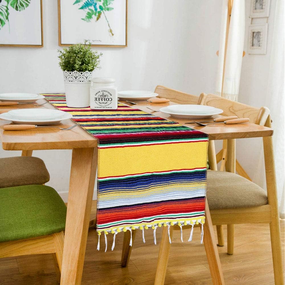 Buy Ourwarm Mexican Serape Table Runner