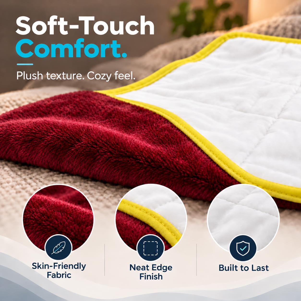 Ultra Soft Electric Blanket - Single Bed -5