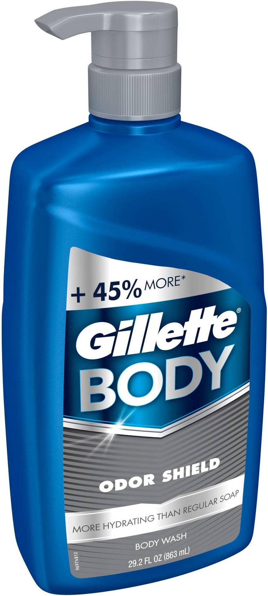 Gillette Odor Shield Body Wash Pump 29.2 oz, pack of 1