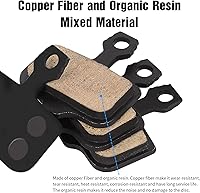 Vista 4 de 4 pares de pastillas de freno de disco de bicicleta, compatibles con pastillas de freno Sram Avid Elixir E1 E3 E5 E7 E9 ER CR XO XX DB1 DB3 DB5