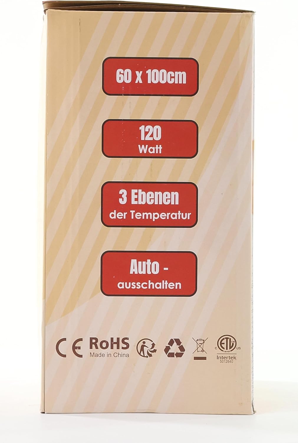 Mia&Coco heating pad washing instructions showing detachable cord.