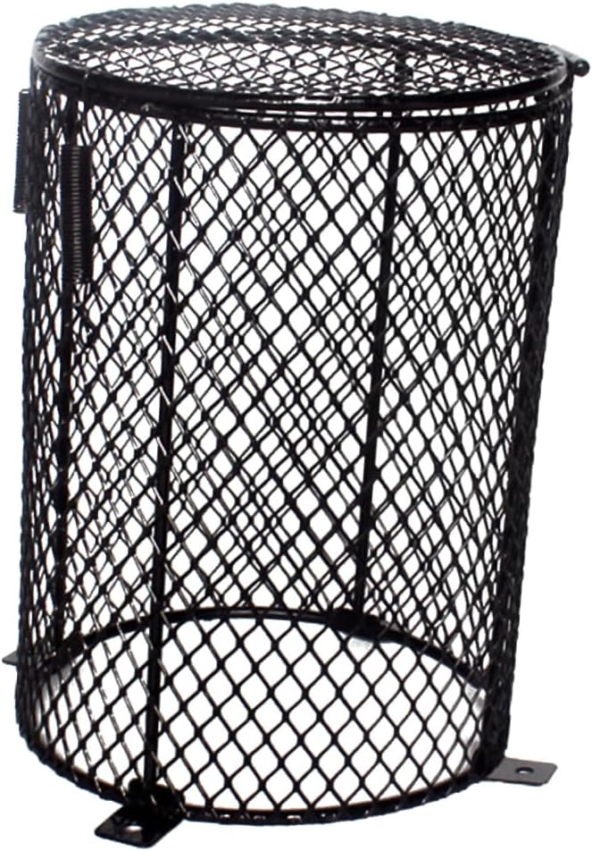 Pet Scald Lamp Shade Round Heating Guard for Reptiles Amphibians Poultry Easy Installation Protects from Burns Suitable for Day Night Use