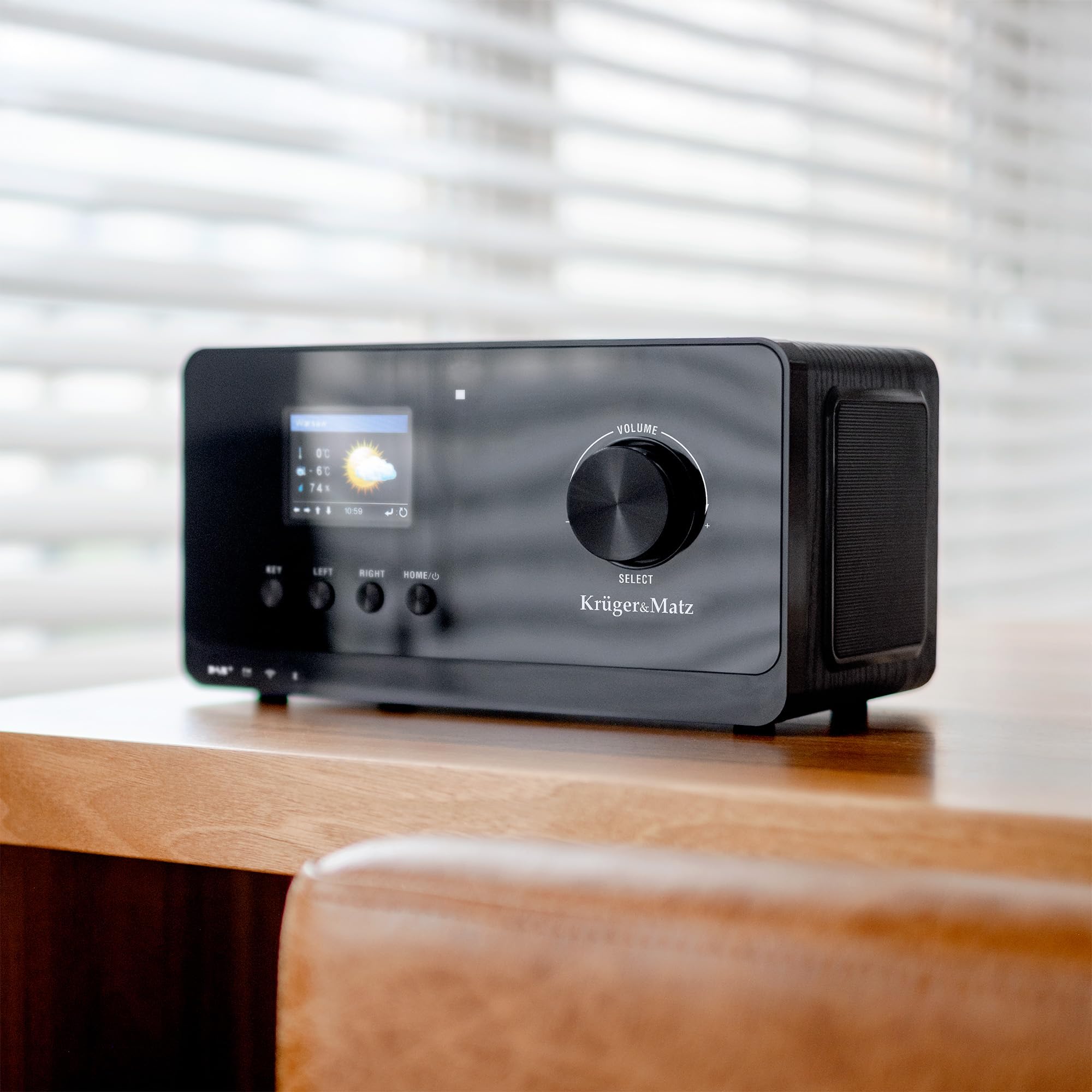 Krüger&Matz Radio Internetowe Bezprzewodowe Budzik Bluetooth FM DAB+ KM0816.1