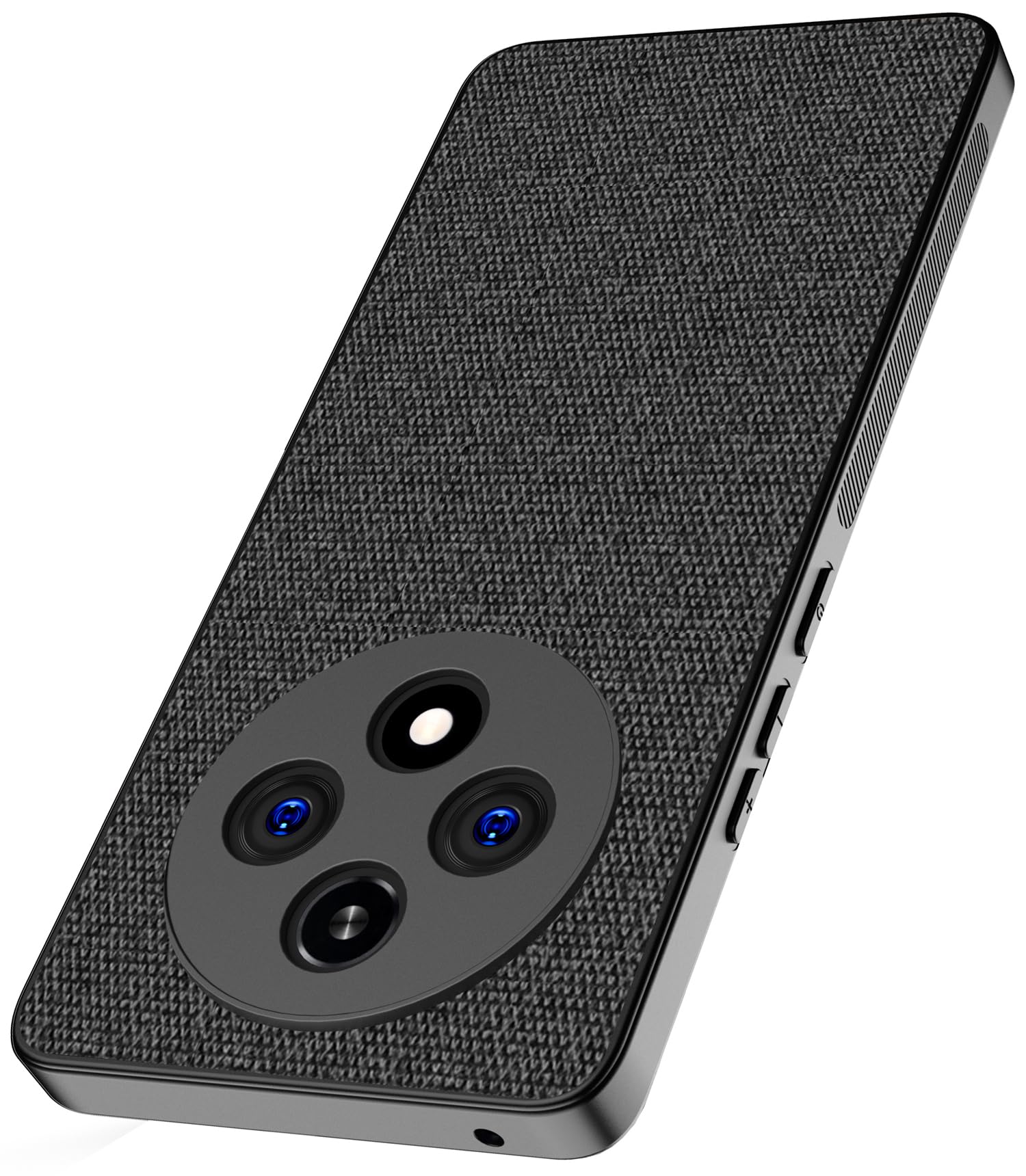 Kapa Soft Full Fabric Protective Back Case Cover for Oppo F27 Pro/Oppo F27 Pro Plus | Shockproof Slim Hard Anti Slip Back Case (Black) (B0DFPLMLFD) Amazon Price History, Amazon Price Tracker